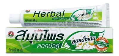 Зубная паста Herbal Twin Lotus Original с травами оригинальная 100 г