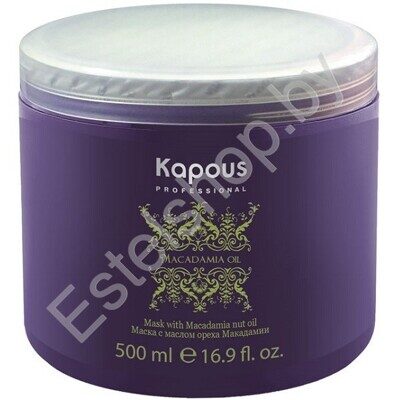 Маска для волос с маслом ореха макадамии KAPOUS MINSK Macadamia Oil Mask 500 мл