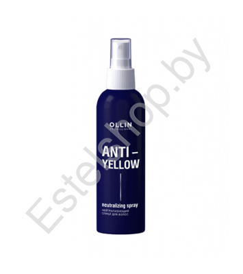 OLLIN Anti-Yellow Нейтрализующий спрей для волос 150 мл