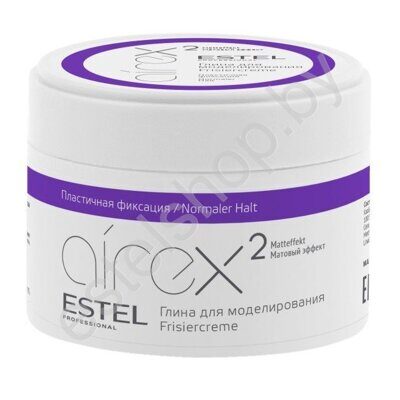 Глина для моделирования волос с матовым эффектом Пластичная фиксация AIREX ESTEL 65 мл