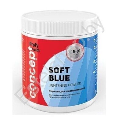 Порошок для мягкого осветления, обесцвечивания и мелирования волос SOFT BLUE PROFY TOUCH CONCEPT MINSK Lightening Powder 500 г