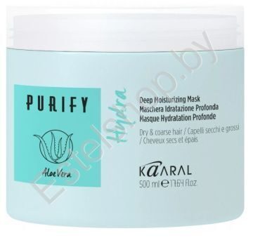 Маска интенсивная увлажняющая питательная для всех типов волос KAARAL PURIFY Hydra Deep Moiturizing Mask 500 мл