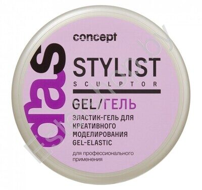 Эластик-гель для креативного моделирования волос >Блеск и гладкость STYLIST SCULPTOR CONCEPT MINSK  Styling Gel-Elastic 100 мл