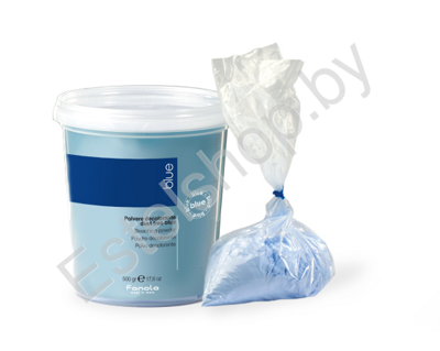 Обесцвечивающая пудра Fanola голубая (пакет) 500 ml
