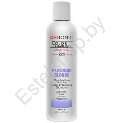 Шампунь Платиновый Блонд Shampoo Platinum Blonde Оттеночный CHI IONIC COLOR ILLUMINATE 355 мл
