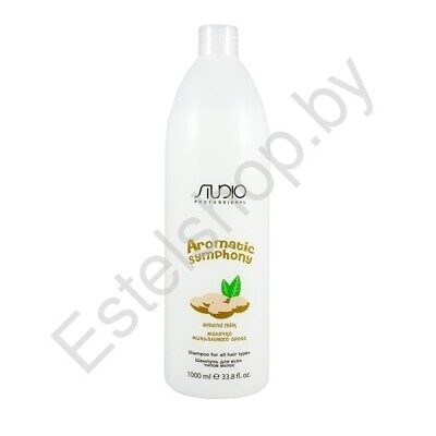 Шампунь для всех типов волос Молочко миндального ореха STUDIO KAPOUS MINSK Aromatic Symphony Almond Milk 1000 мл