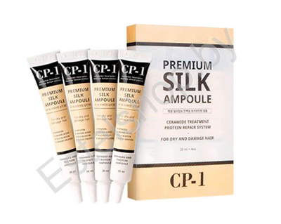 Сыворотка несмываемая для волос с протеинами шелка ESTHETIC HOUSE CP-1 Premium Silk Ampoule  4 шт.*20 мл