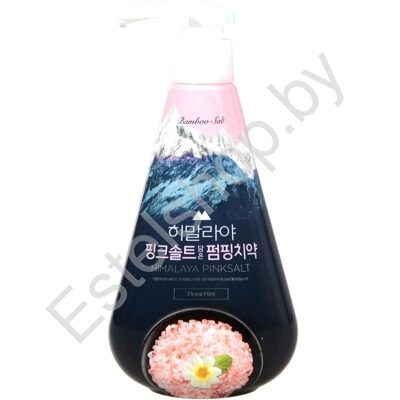 Зубная паста с гималайской солью PERIOE Pumping Himalaya Pink sait floral mint 285g