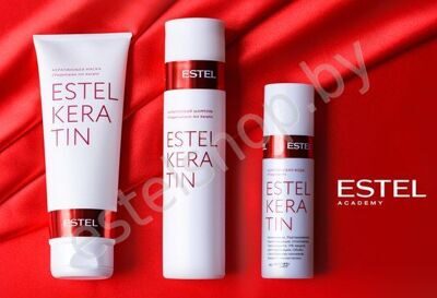 Набор 3 уход для волос Кератиновое восстановление термокератин KERATIN ESTEL (шампунь 250 мл+маска 250 мл+кер.вода 100 мл)