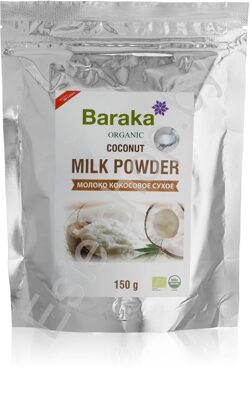 Сухое кокосовое молоко Органик БАРАКА 150 г