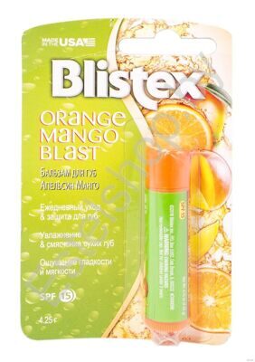 Бальзам для губ Апельсин-манго Blistex SPF 15 4.25 г