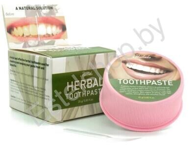 Зубная паста ОТБЕЛИВАЮЩАЯ HERBAL PRAILEELA Herbal Toothpaste 25 г