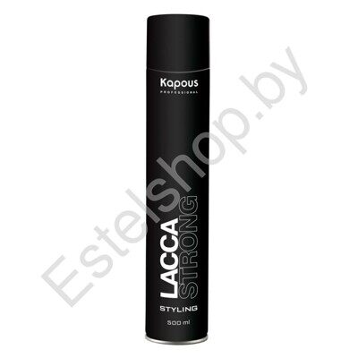 Лак аэрозольный для волос сильной фиксации KAPOUS MINSK Lacca Strong 500 мл