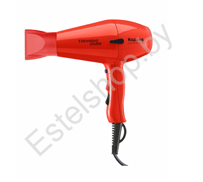 Профессиональный фен для укладки волос "Tornado 2500" Kapous красный KAPOUS MINSK