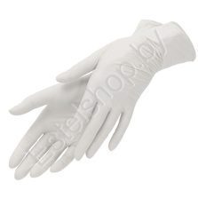 Нитриловые перчатки неопудренные, текстурированные, нестерильные Kapous «Nitrile Hands Clean» белые 100 шт РАЗМЕР XS, S, M, L