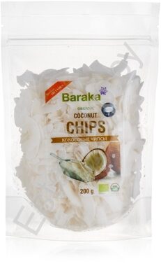 Кокосовые чипсы натуральные Органик БАРАКА 200 г