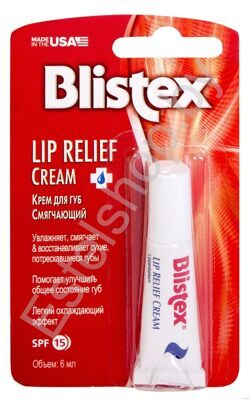 Крем для губ смягчающий Lip Relief Cream Blistex SPF 15 6 мл