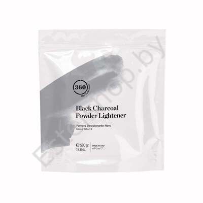 Пудра обесцвечивающая Черная 360 Black Charcoal Bleaching Powder KAARAL, 500 г