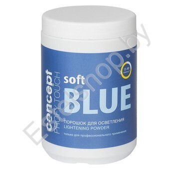 Порошок для мягкого осветления, обесцвечивания и мелирования волос SOFT BLUE PROFY TOUCH CONCEPT MINSK Lightening Powder 500 г