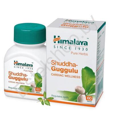 HIMALAYA Shuddha Guggulu Шуддха Гуггулу Шуддха Гуггул против холестерина (Shuddha Guggulu) (Здоровые Сосуды), 60 таб