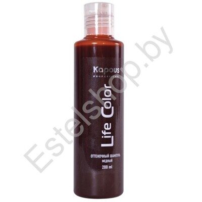 Оттеночный шампунь Гранатовый Красный KAPOUS MINSK Life Color Shampoo 200 мл