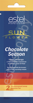 Крем для загара Estel Sun Flower Chocolate Season II уровень 15 мл