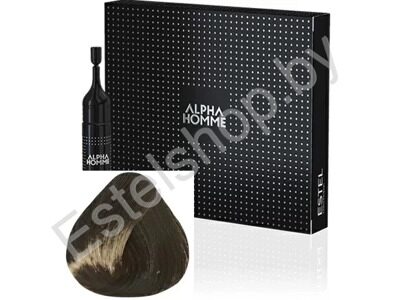 Краска-пена камуфляж против седины для окрашивания волос Alpha Homme Estel (5 шт ампул 10 мл)
