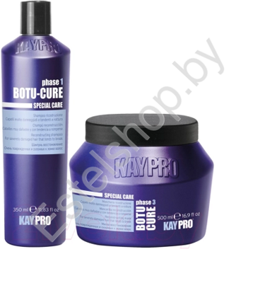 Набор косметики для волос Kaypro Botu-Cure для сильно поврежденных (Маска 500 мл + Шампунь 350 мл)
