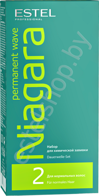 Набор для химической био-завивки №2 NIAGARA ESTEL (для нормальных волос) 2*100 мл