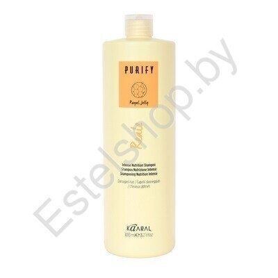 Шампунь восстанавливающий для поврежденных волос с пчелиным маточным молочком KAARAL MINSK PURIFY Reale Intense Nutrition Shampoo 1000 мл