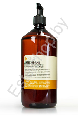 Шампунь тонизирующий омолаживающий для перегруженных волос Insight Minsk Antioxidant Rejuvenating Shampoo 900 мл