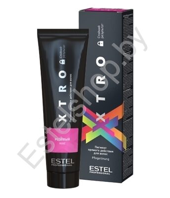 Пигмент прямого действия для волос XTRO BLACK ESTEL Розовый 100 мл