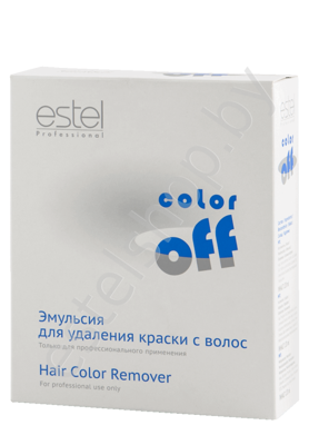 Эмульсия для удаления стойких красок с волос COLOR OFF ESTEL смывка краски с волос эстель, 3*120 мл