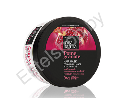 Маска с маслом граната для окрашенных волос Farcom MEA NATURA Pomegranate  250  мл