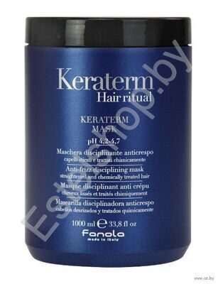 Маска для выпрямленных и химически поврежденных волос FANOLA Keraterm 1000 мл