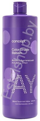 Бальзам АРКТИЧЕСКИЙ оттеночный для волос светлых оттенков блонд CONCEPT Blond Expolosion Balsam Arctic Effect, 1000 мл