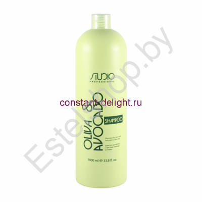 Шампунь для волос с маслами Авокадо и Оливы STUDIO KAPOUS MINSK Oliva & Avocado Shampoo 1000 мл