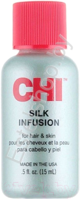 Гель сыворотка для волос CHI Silk Infusion Жидкий шелк 15 мл