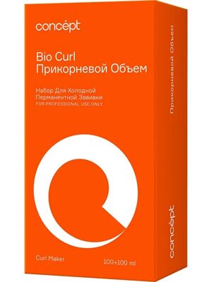 Набор для холодной перманентной завивки Прикорневой объем PUSH UP для всех типов волос SHINE CURL CONCEPT (100 мл, 100 мл)