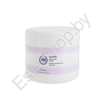 Маска кератиновая питательная для поврежденных и окрашенных волос AAA Keratin Royal Jelly Cream KAARAL 500 мл